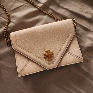 Tory Burch Beige Mini Crossbody Bag